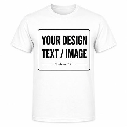 Personalised T-Shirt, Any Text Image Logo Photo, Optional Back Print - product image 9