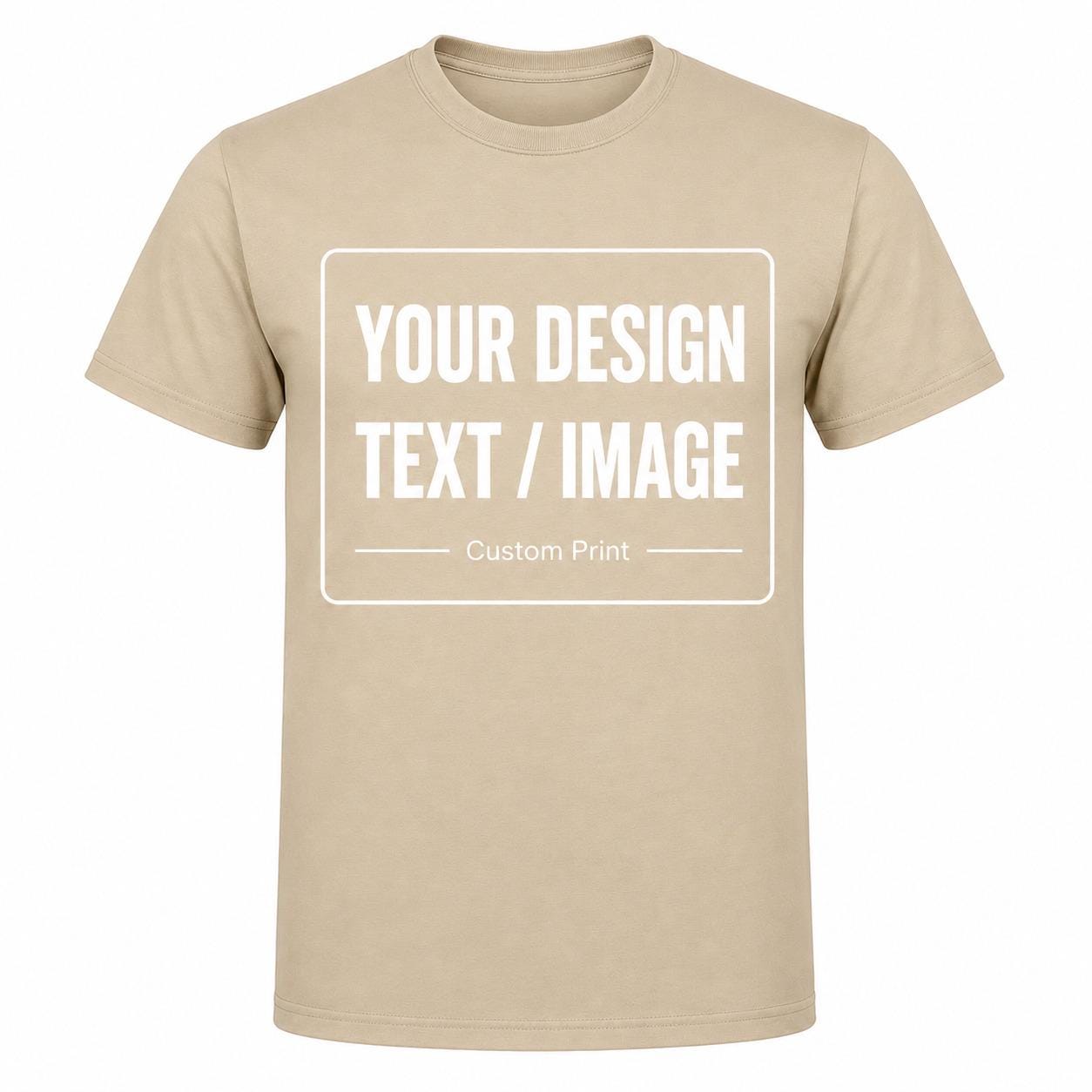 Personalised T-Shirt, Any Text Image Logo Photo, Optional Back Print - product image 10