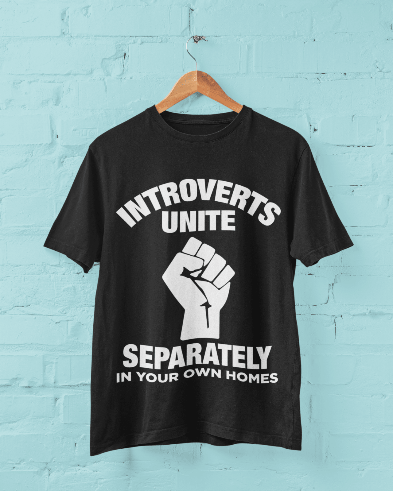 Introverts Unite Separately T-Shirt, ordering and care information