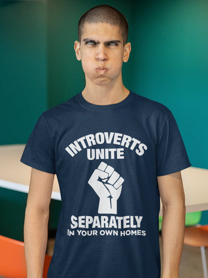 Introverts Unite Separately T-Shirt, supporting product image 2