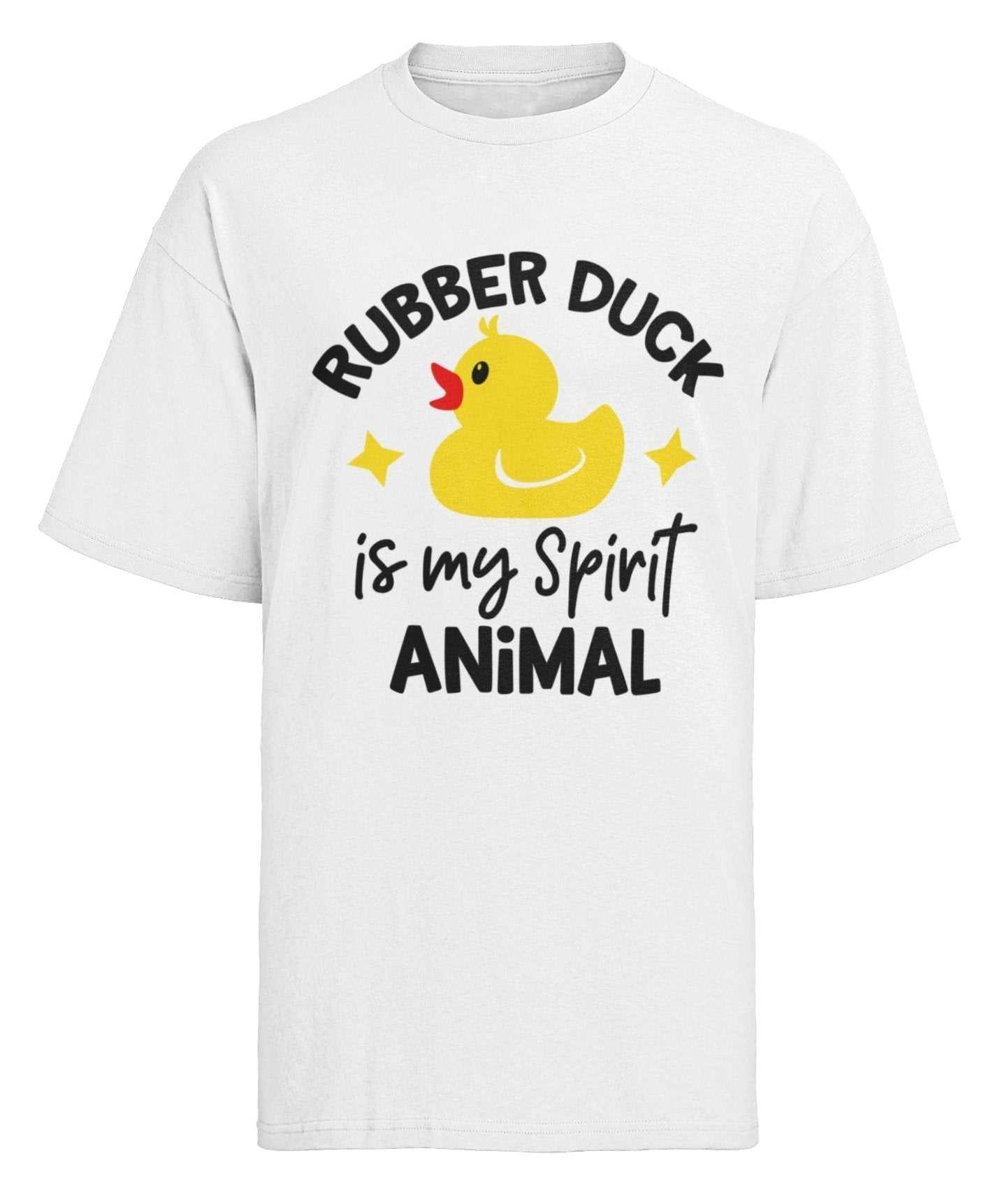 Kids'' Funny T-Shirt Rubber Duck Is My Spirit Animal Immature Childish Novelty Slogan T-Shirt