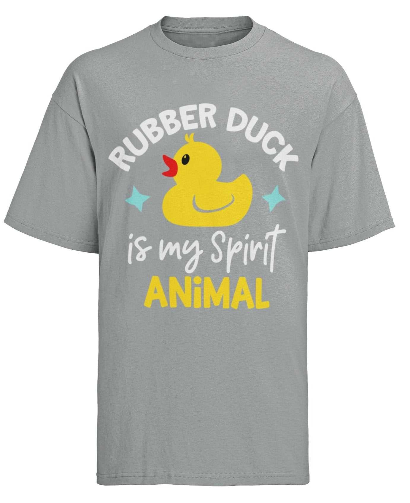 Kids'' Funny T-Shirt Rubber Duck Is My Spirit Animal Immature Childish Novelty Slogan T-Shirt