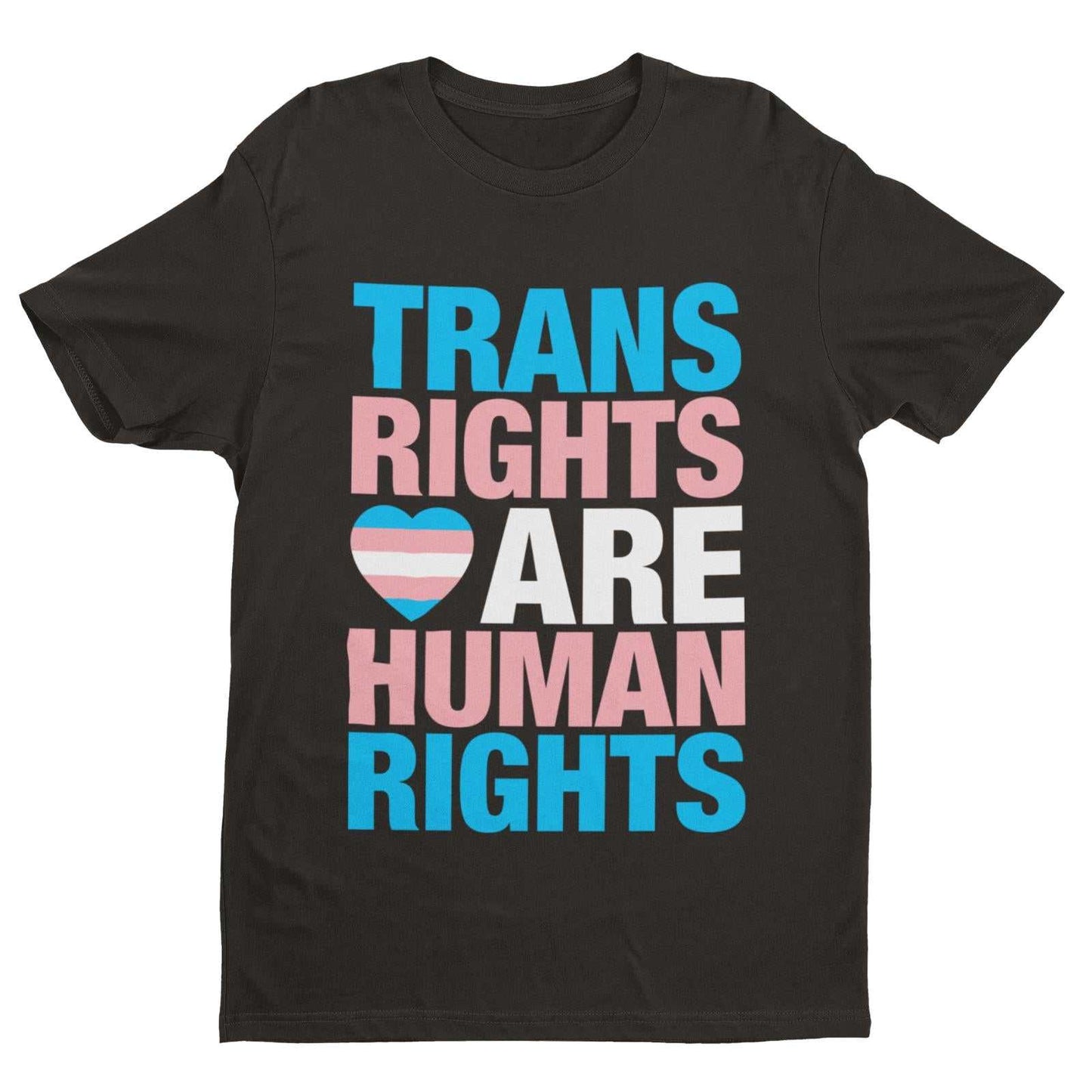 LGBTQIA+ T-Shirt TRANS RIGHTS ARE HUMAN RIGHTS Pride T-Shirt Gift Woke Inclusive T-Shirt