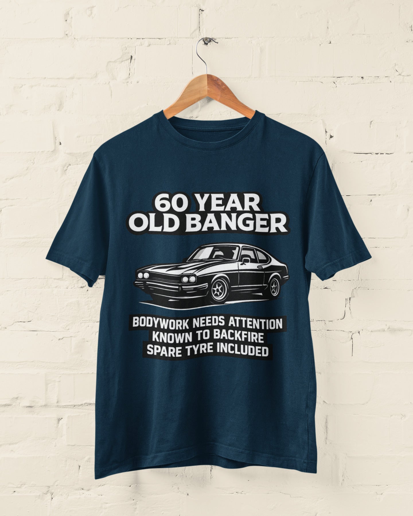 60 Year Old Banger Classic Car T-Shirt