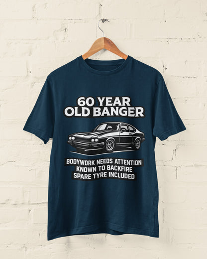 60 Year Old Banger Classic Car T-Shirt