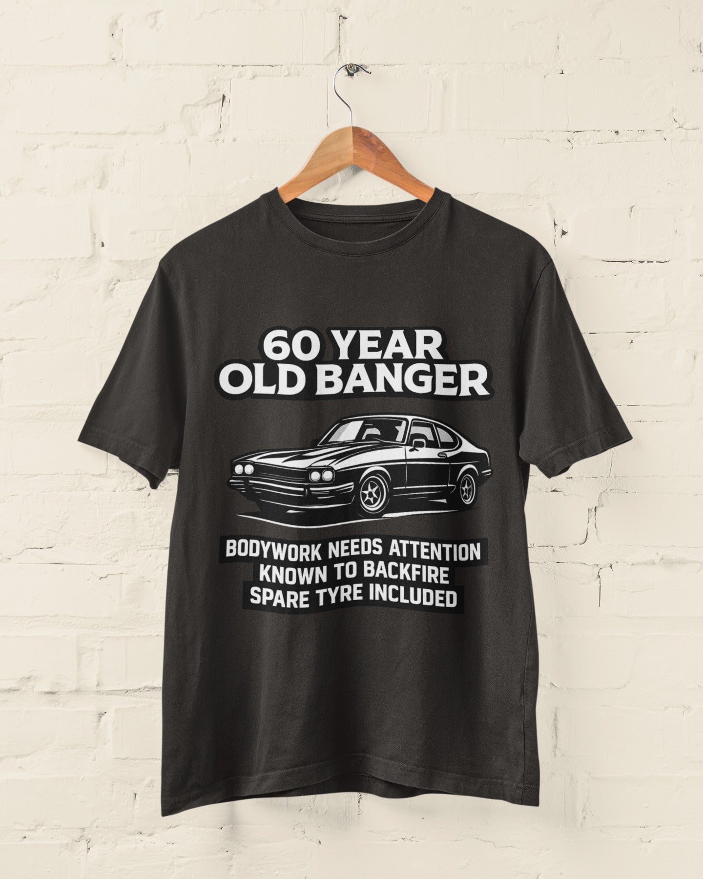 60 Year Old Banger Classic Car T-Shirt