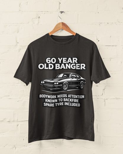 60 Year Old Banger Classic Car T-Shirt