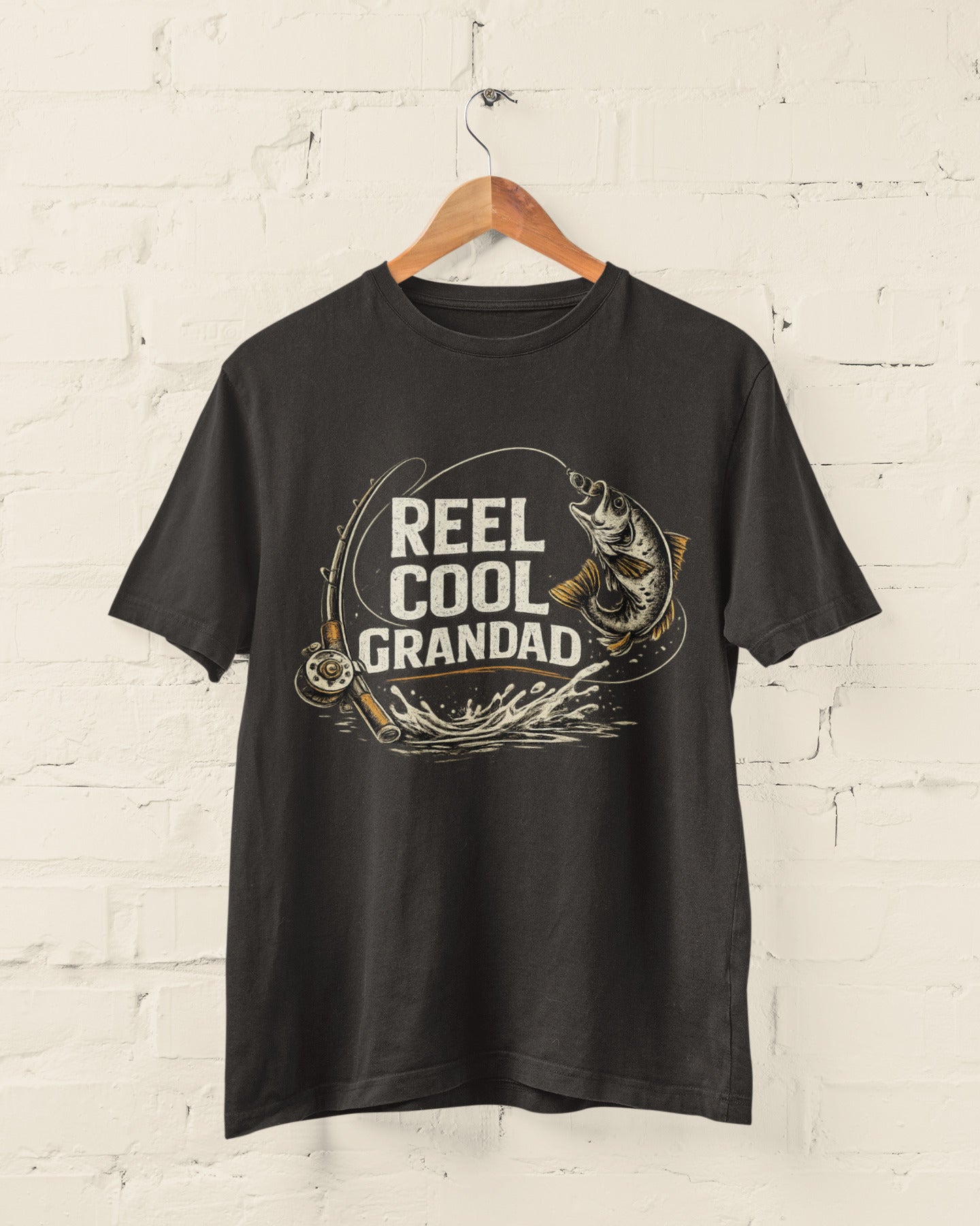 Reel Cool Grandad Fishing T-Shirt