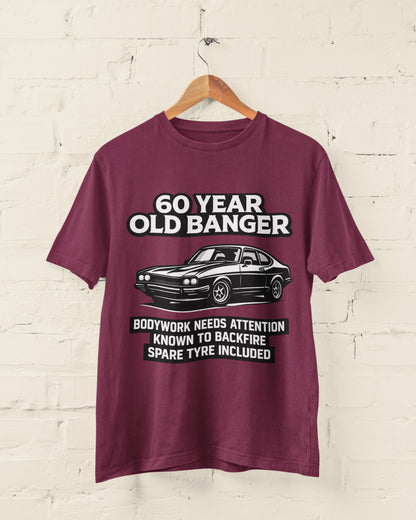 60 Year Old Banger Classic Car T-Shirt