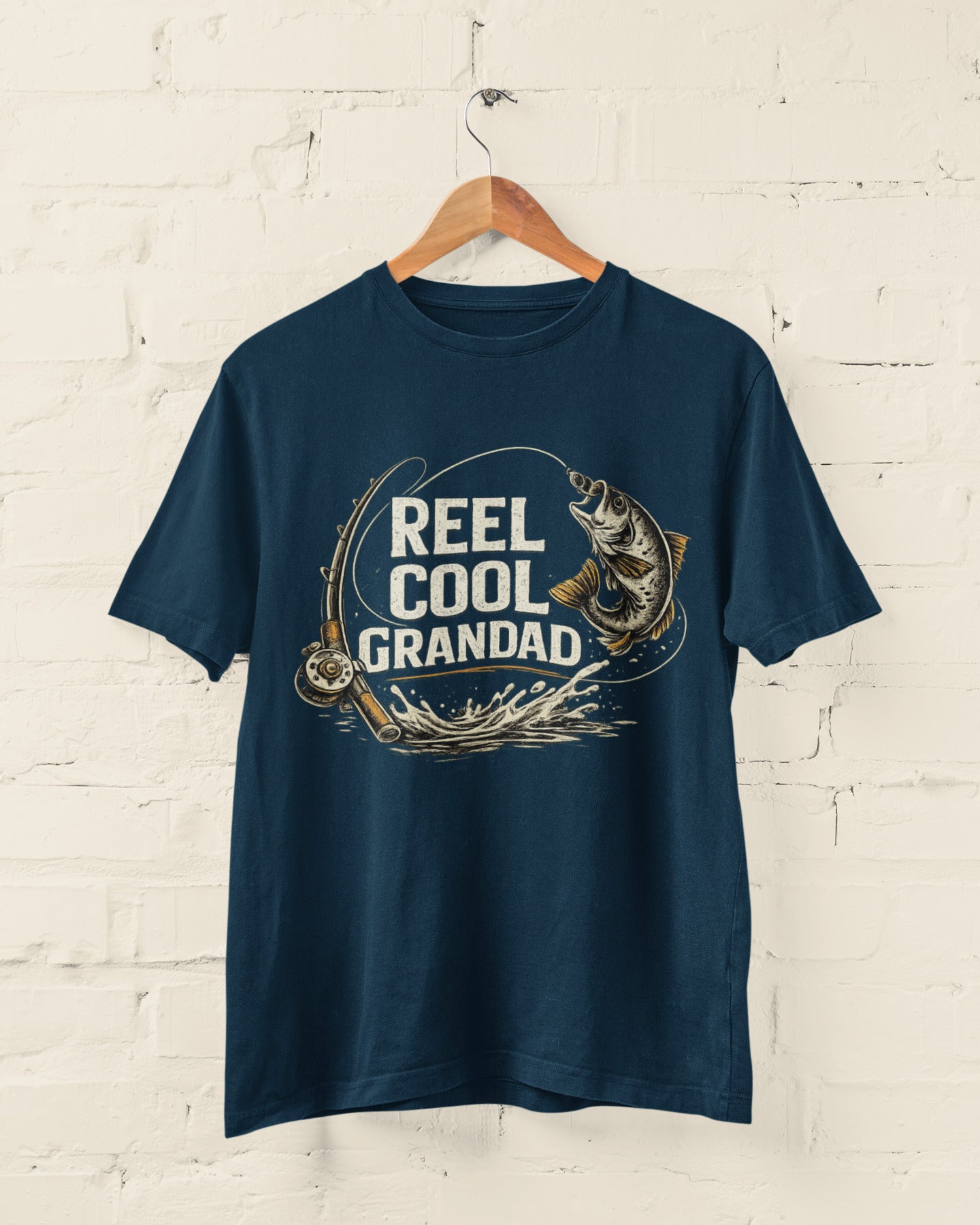 Reel Cool Grandad Fishing T-Shirt