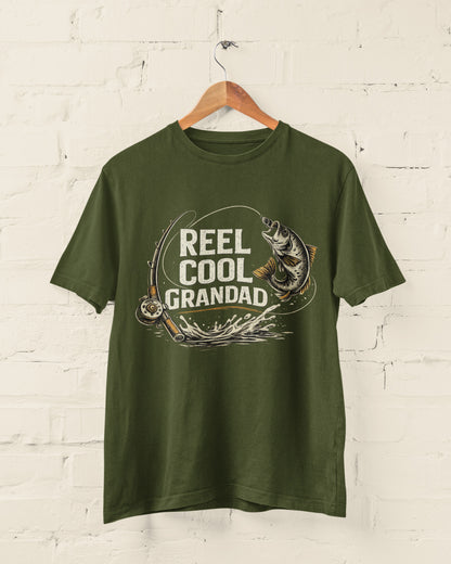 Reel Cool Grandad Fishing T-Shirt