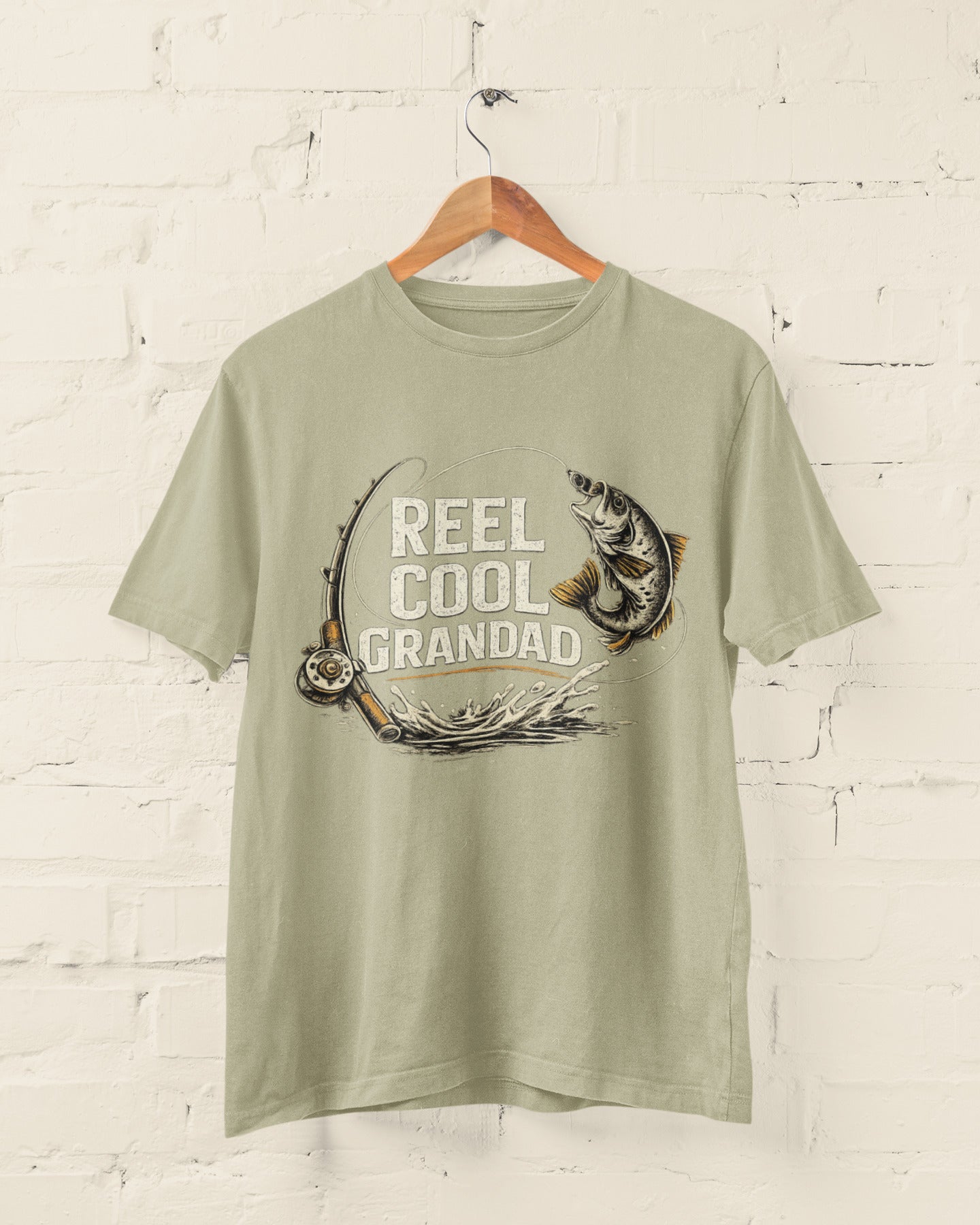 Reel Cool Grandad Fishing T-Shirt
