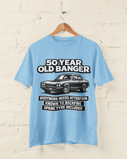50 Year Old Banger Classic Car T-Shirt