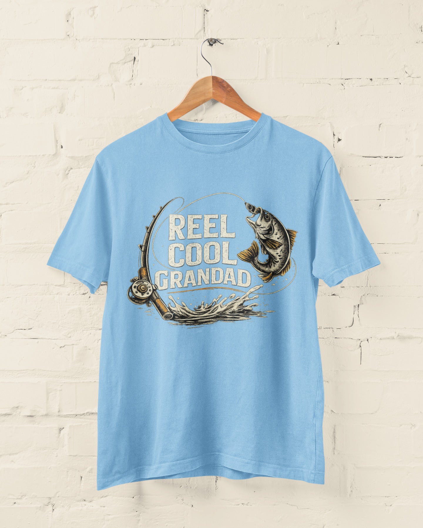 Reel Cool Grandad Fishing T-Shirt