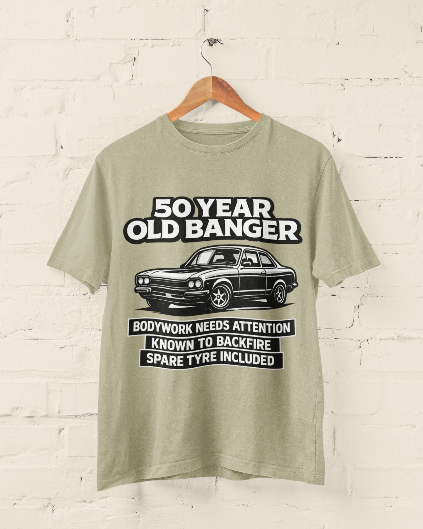50 Year Old Banger Classic Car T-Shirt