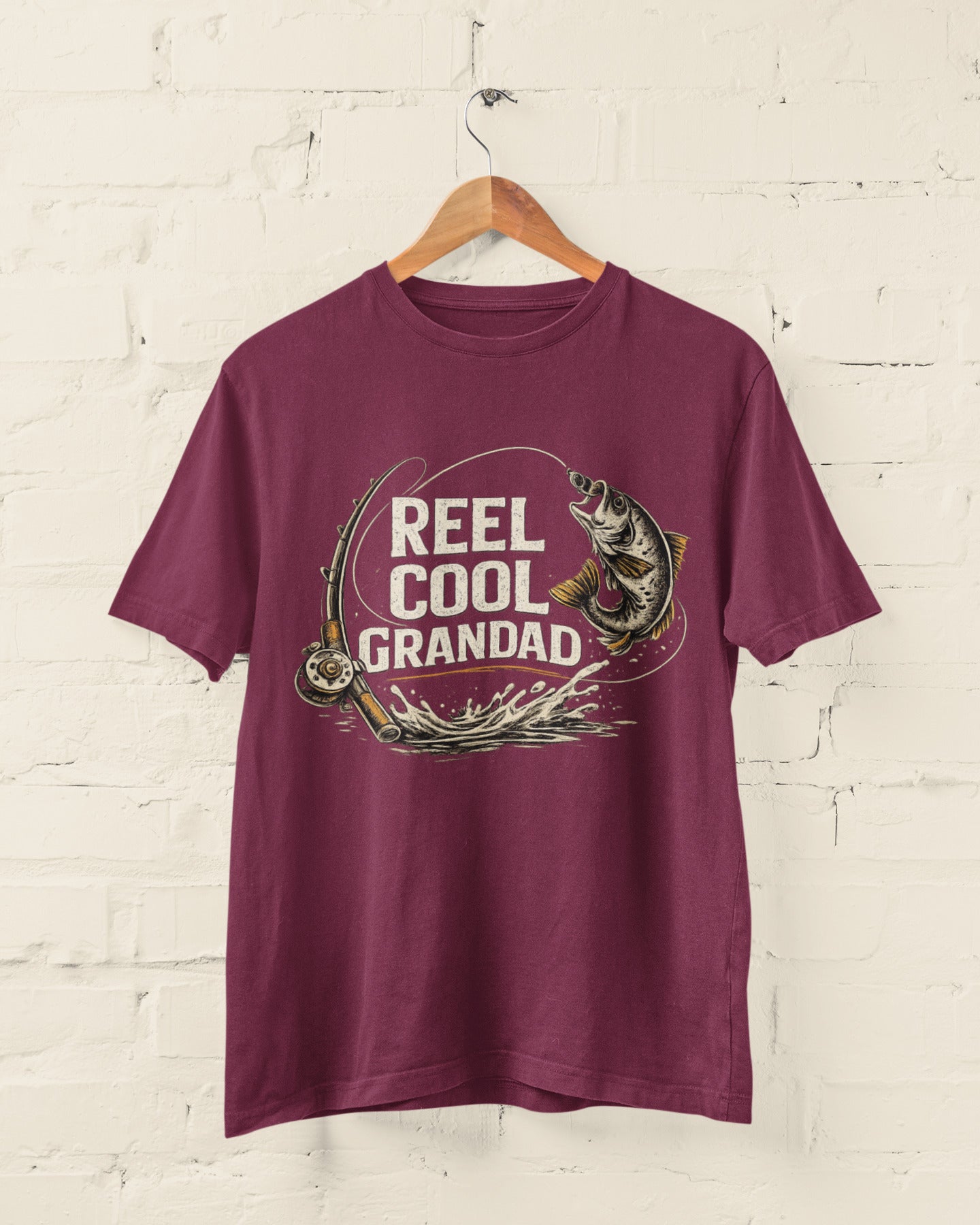 Reel Cool Grandad Fishing T-Shirt