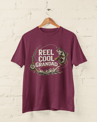 Reel Cool Grandad Fishing T-Shirt