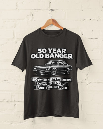 50 Year Old Banger Classic Car T-Shirt