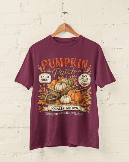 Pumpkin Patch Halloween T-Shirt – Farm Fresh Harvest Tee