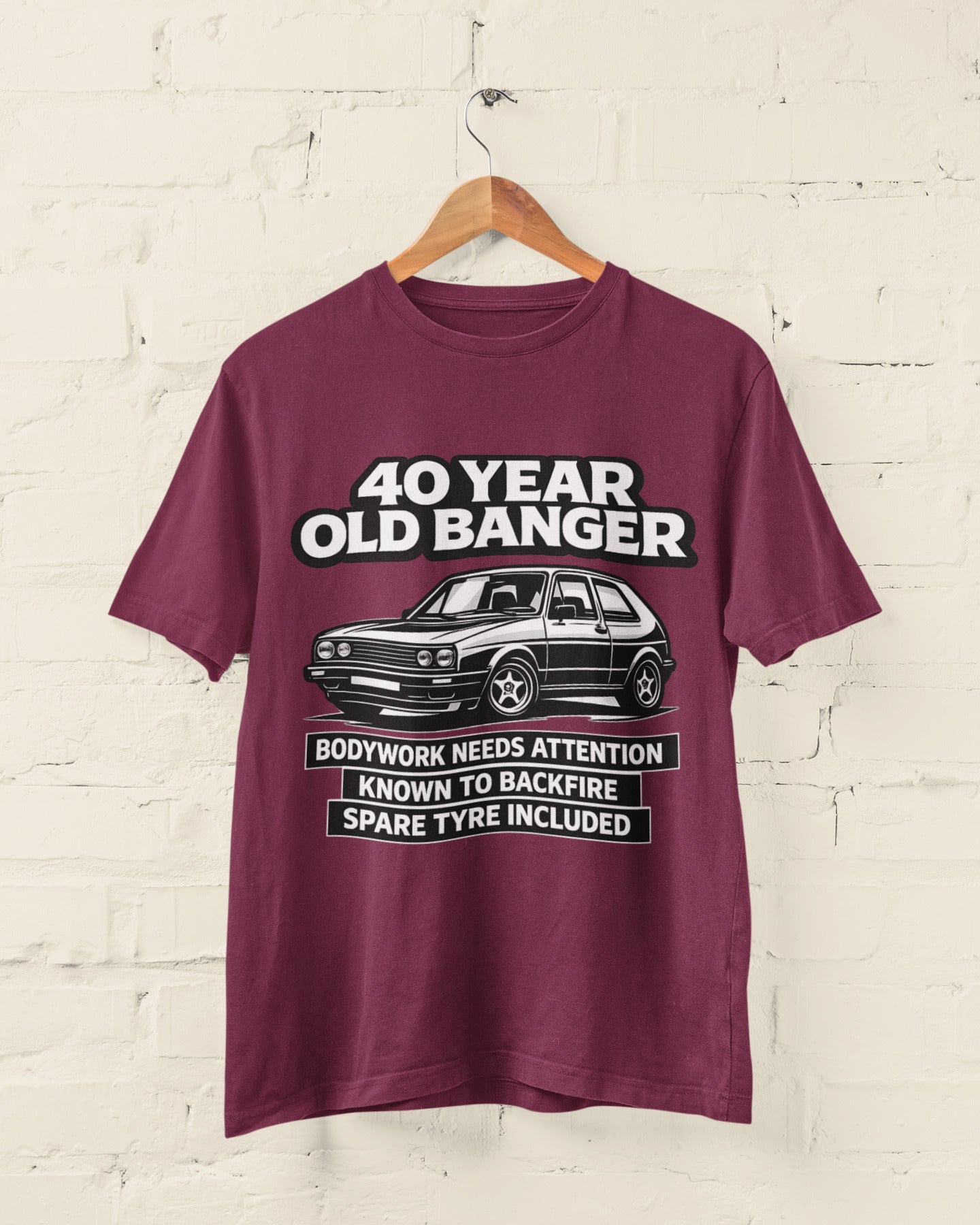 40 Year Old Banger Classic Hatchback T-Shirt