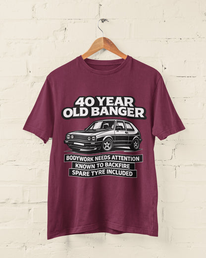 40 Year Old Banger Classic Hatchback T-Shirt