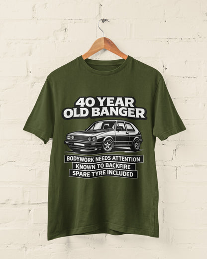 40 Year Old Banger Classic Hatchback T-Shirt