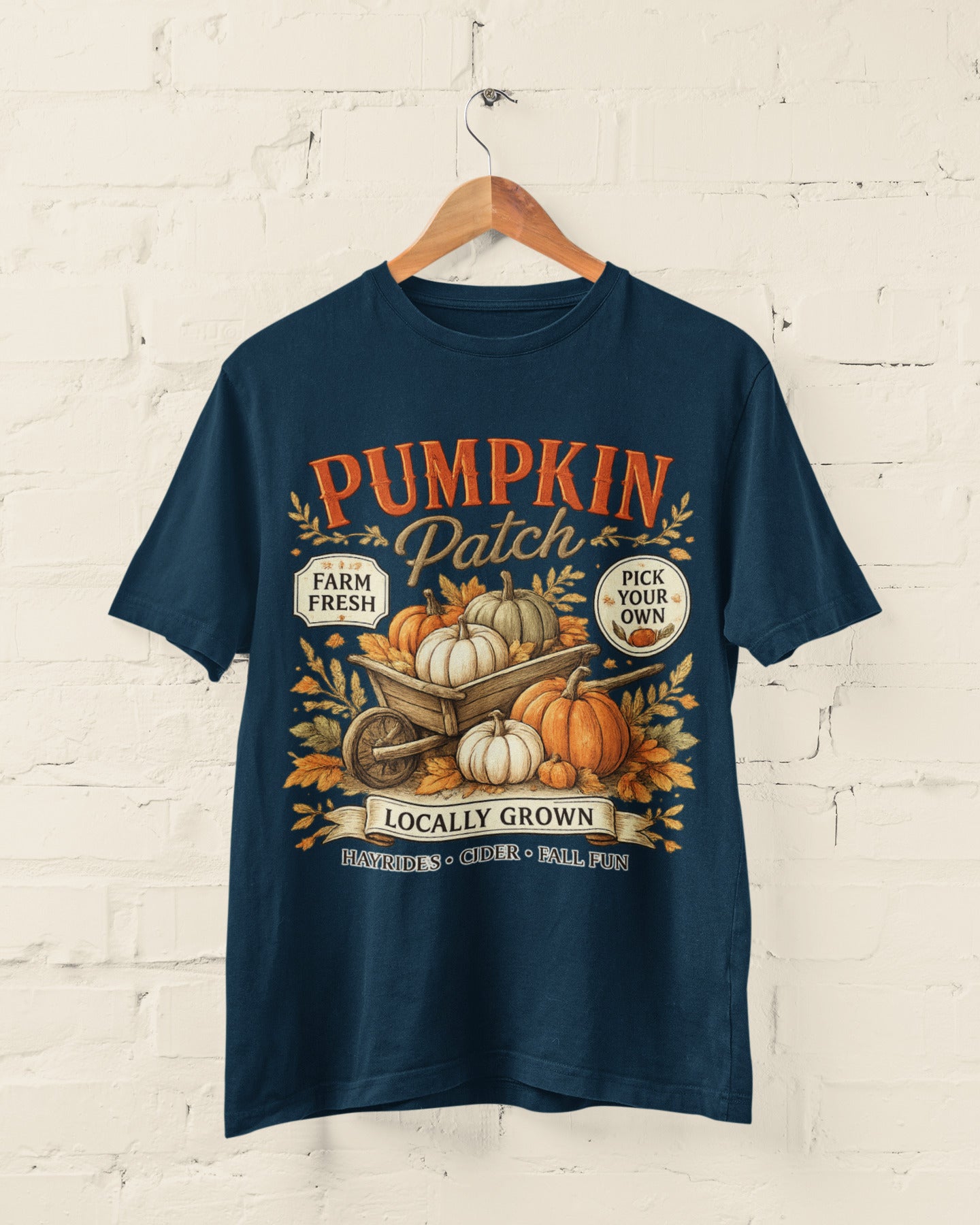 Pumpkin Patch Halloween T-Shirt – Farm Fresh Harvest Tee