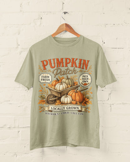Pumpkin Patch Halloween T-Shirt – Farm Fresh Harvest Tee