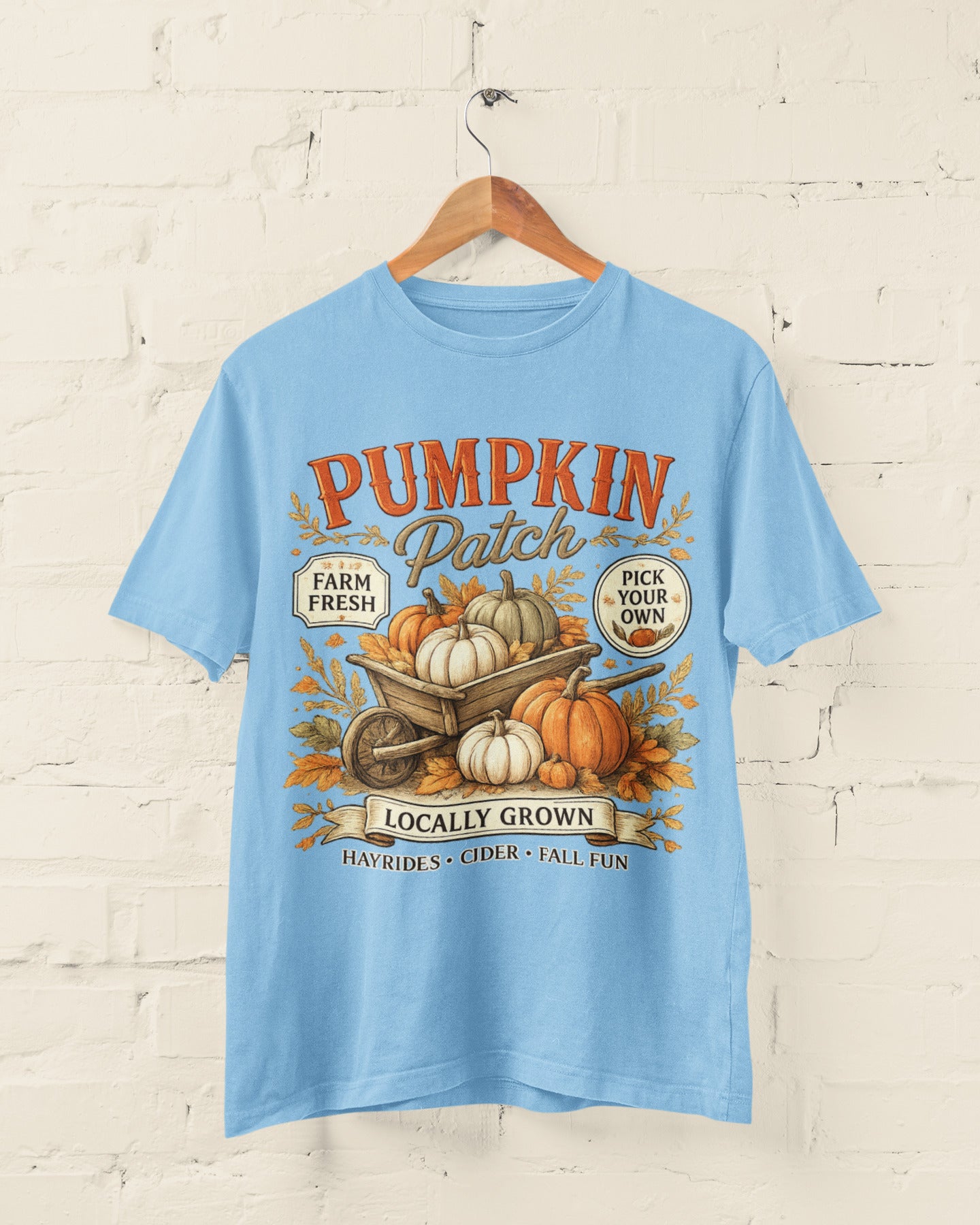Pumpkin Patch Halloween T-Shirt – Farm Fresh Harvest Tee