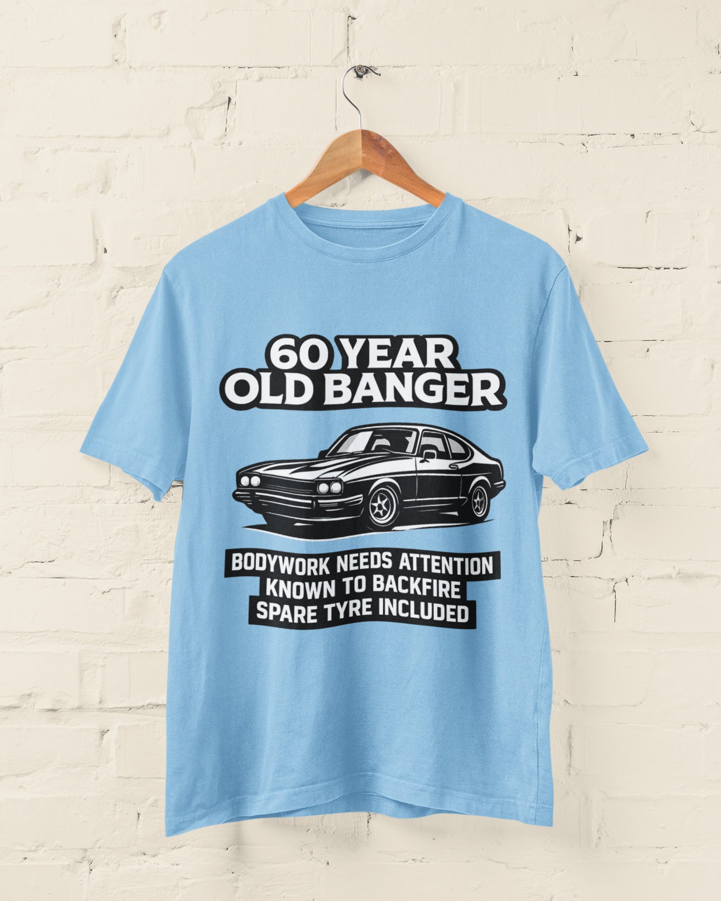 60 Year Old Banger Classic Car T-Shirt