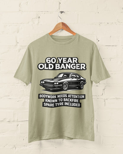 60 Year Old Banger Classic Car T-Shirt