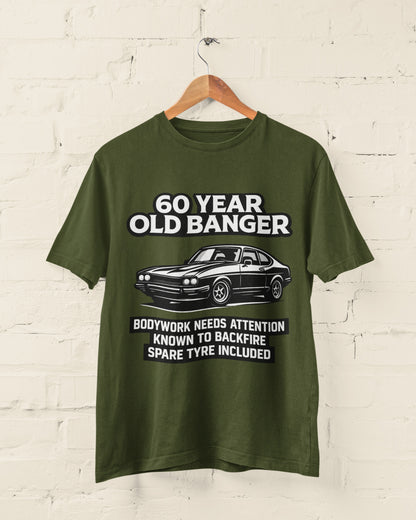 60 Year Old Banger Classic Car T-Shirt