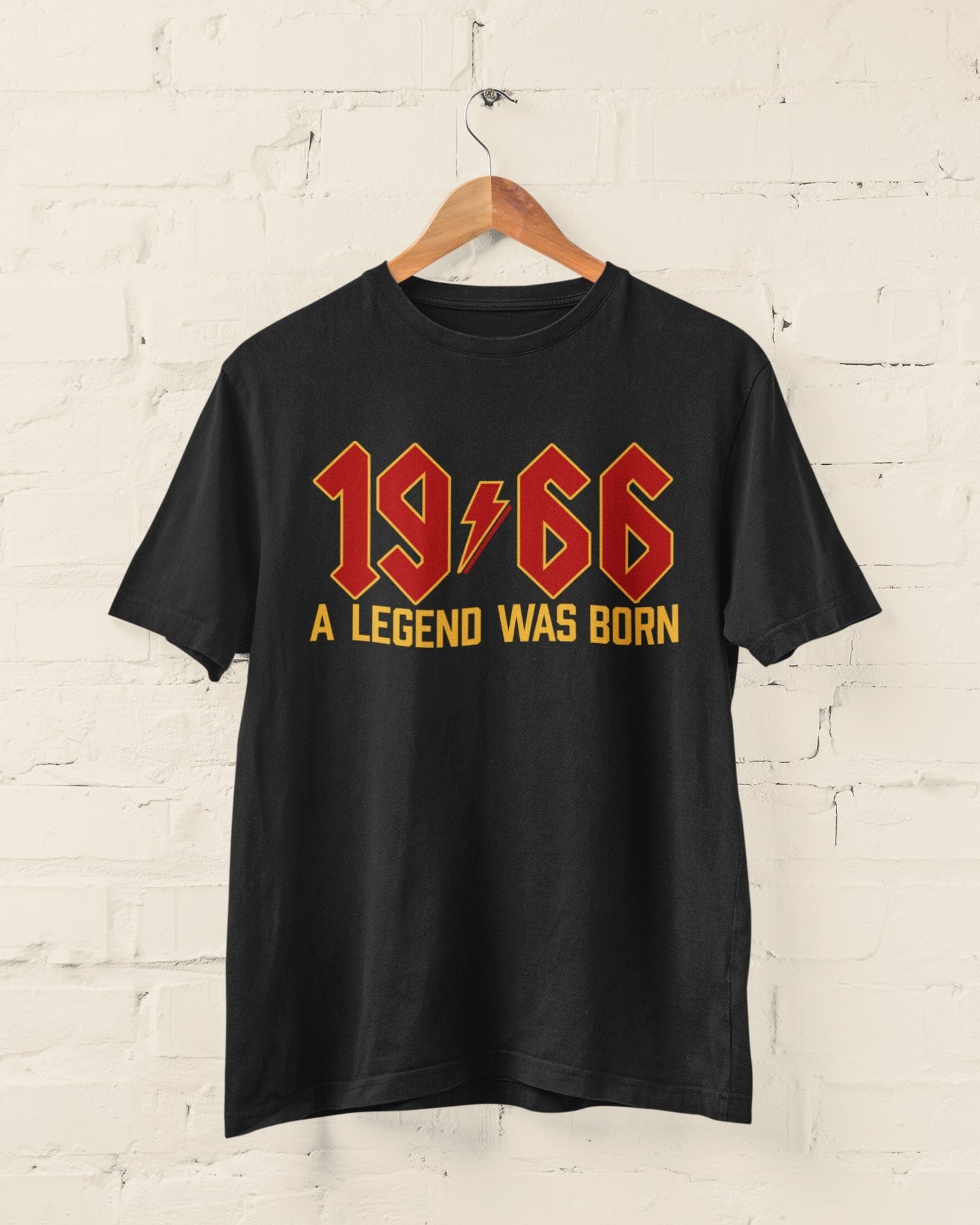 1966 A Legend Was Born – 60th Birthday Rock Style T-Shirt