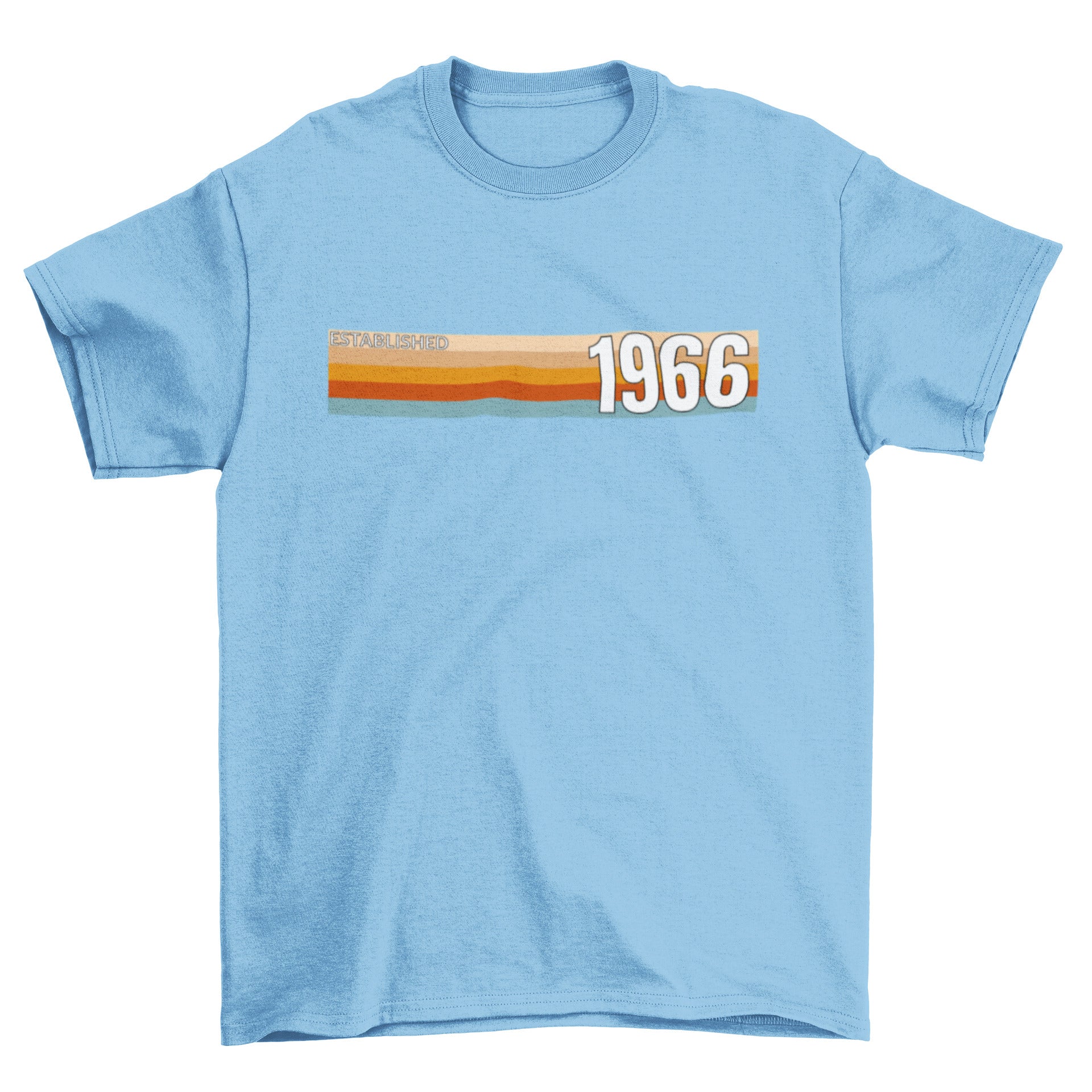 Established 1966 T-Shirt, 60th Birthday 2026 Retro Stripe Gift