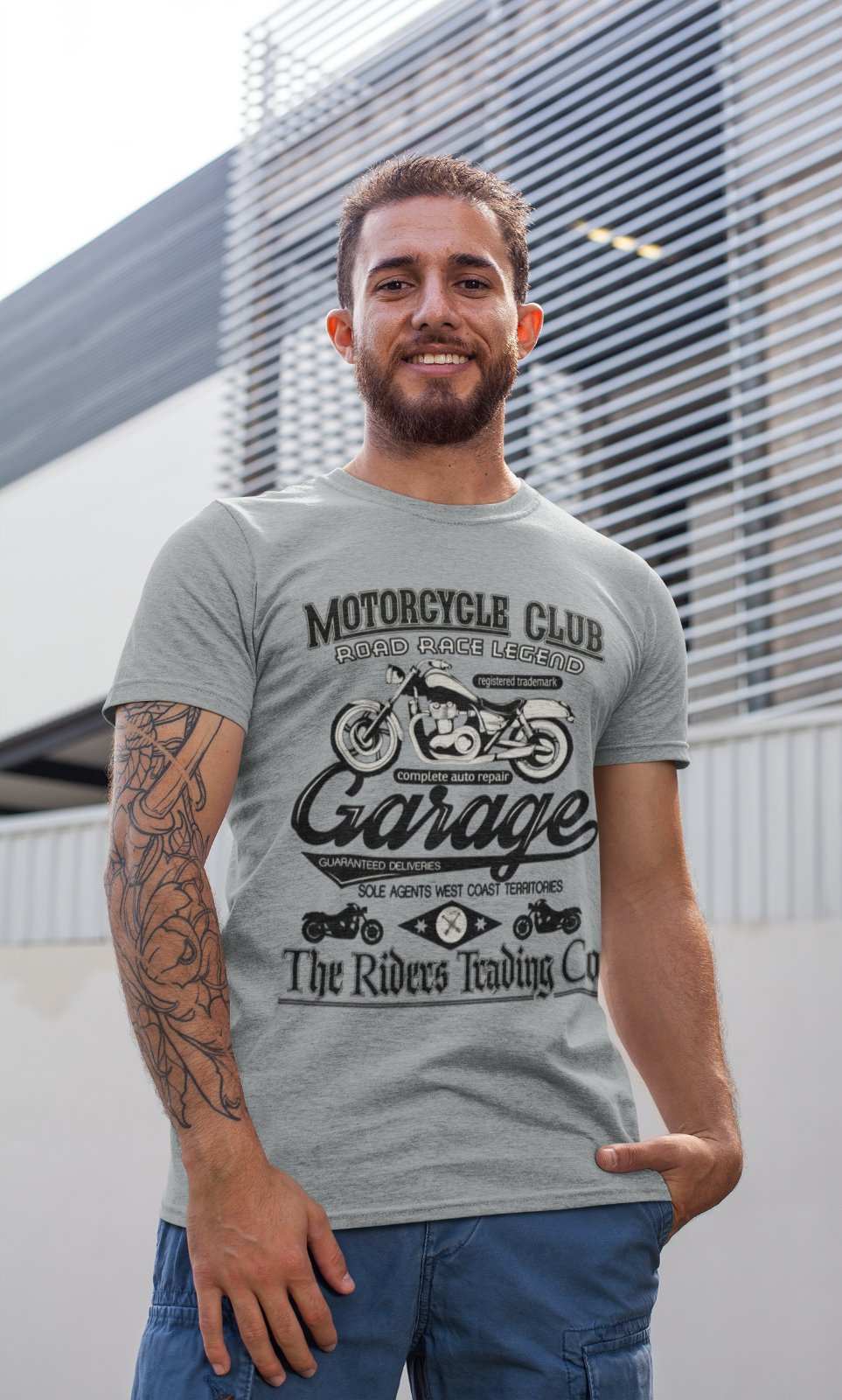 Motorcycle Club Auto Repair Garage Road Race Legend Biker T-Shirt Classic T-Shirt Gift