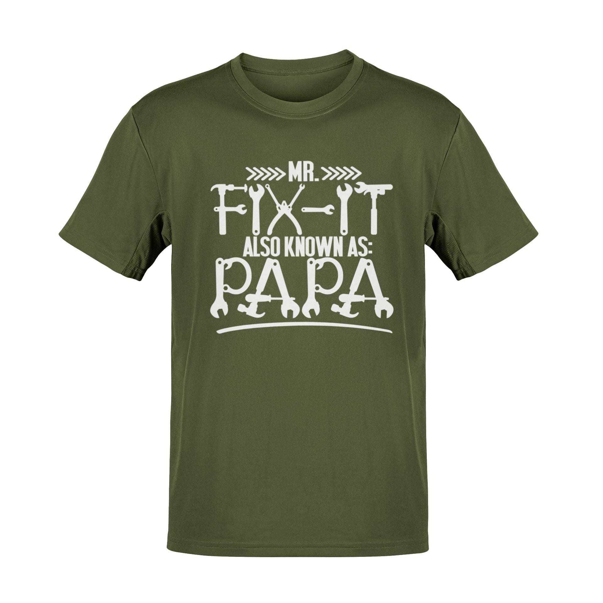 MR FIX IT Also Known As PAPA Funny T-Shirt Grandad Gift DIY Enthusiast T-Shirt