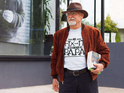 MR FIX IT Also Known As PAPA Funny T-Shirt Grandad Gift DIY Enthusiast T-Shirt