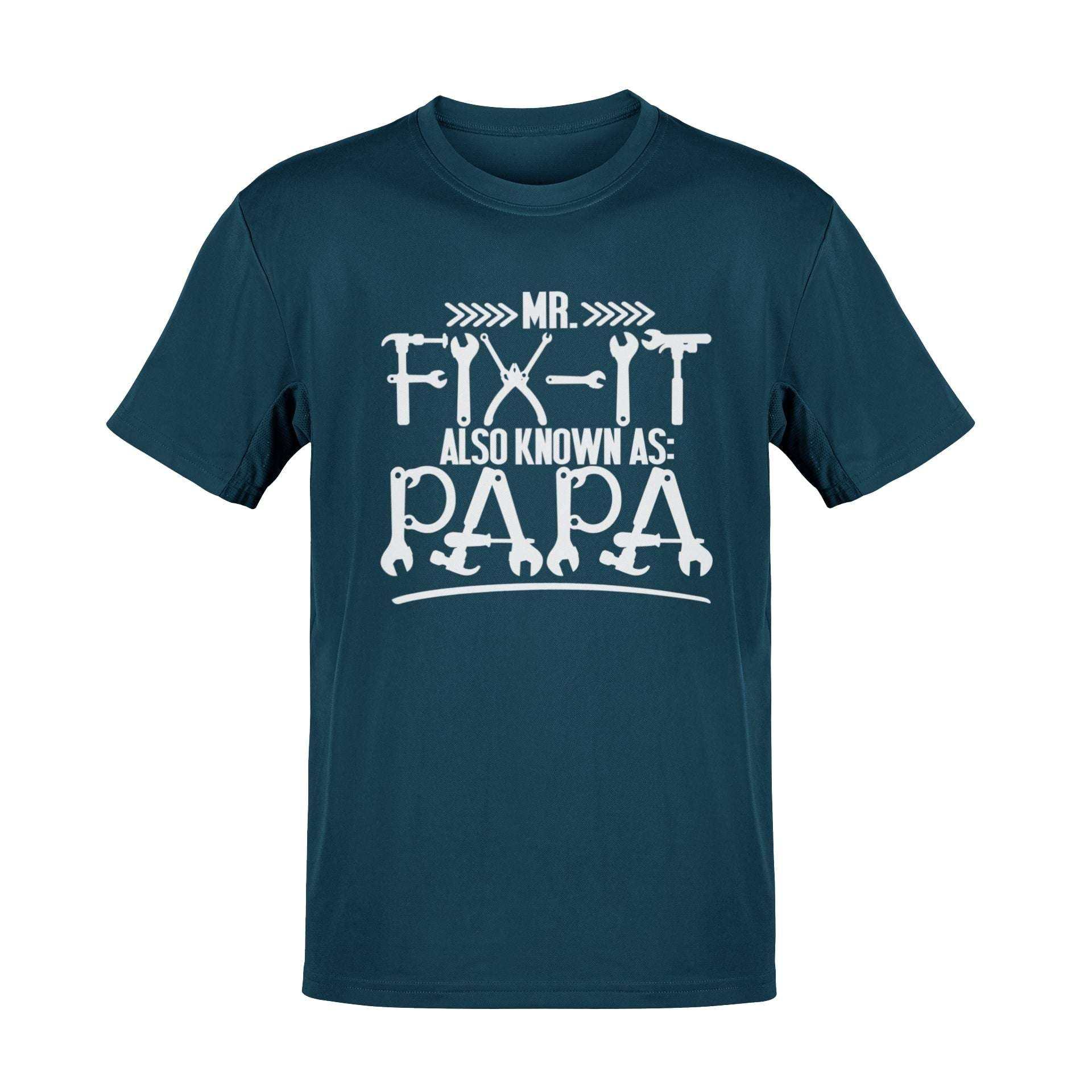 MR FIX IT Also Known As PAPA Funny T-Shirt Grandad Gift DIY Enthusiast T-Shirt