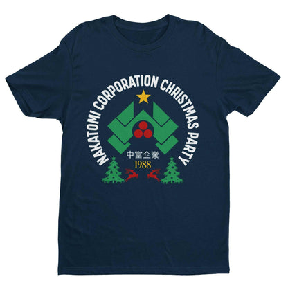 Nakatomi Corporation Christmas 1988 T-Shirt Funny Hard Die Retro Xmas Top T-Shirt Gift