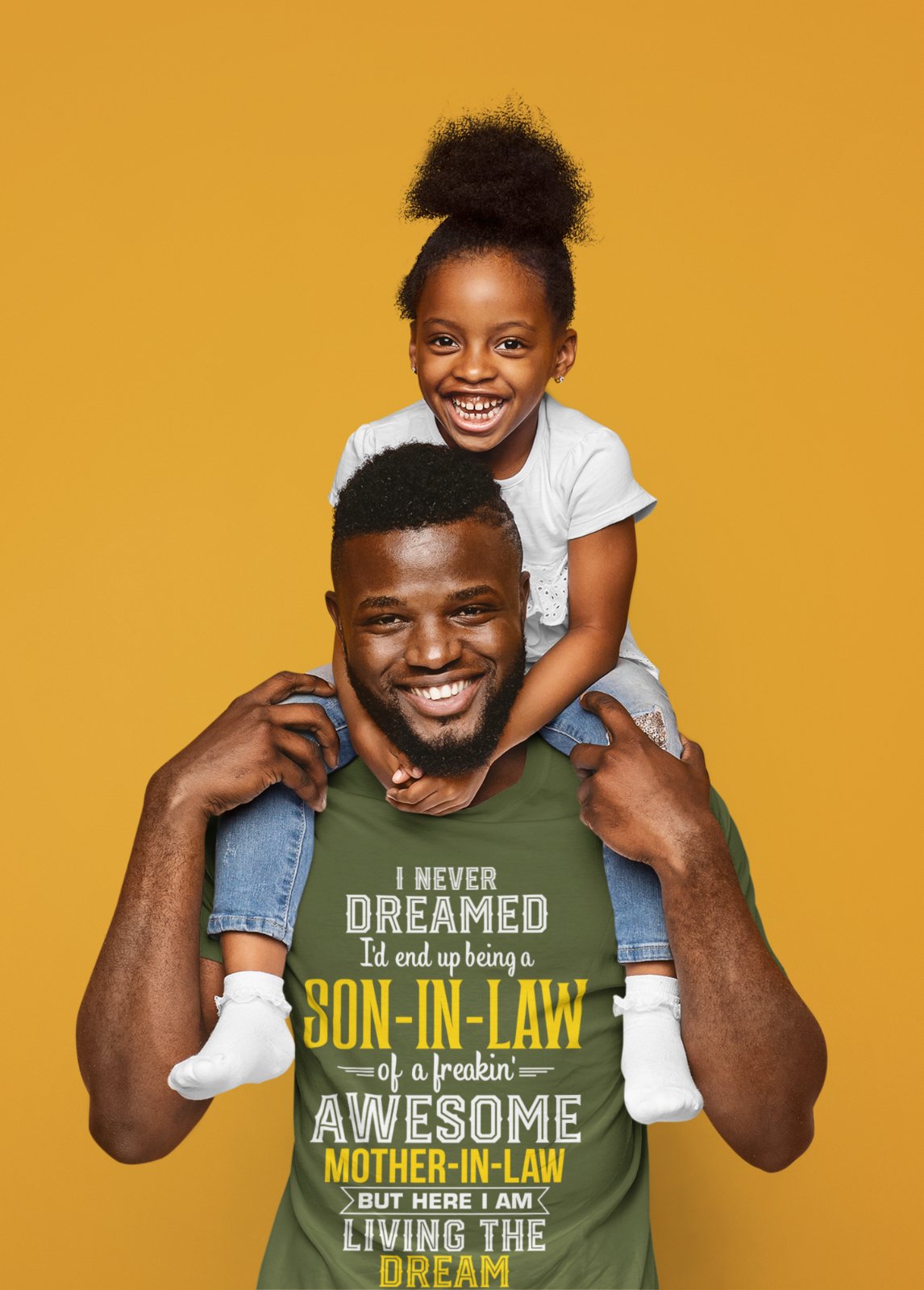 Never Dreamed I'd End Up Being A Son in Law Of An Awesome Mother in Law T-Shirt T-Shirt Gift