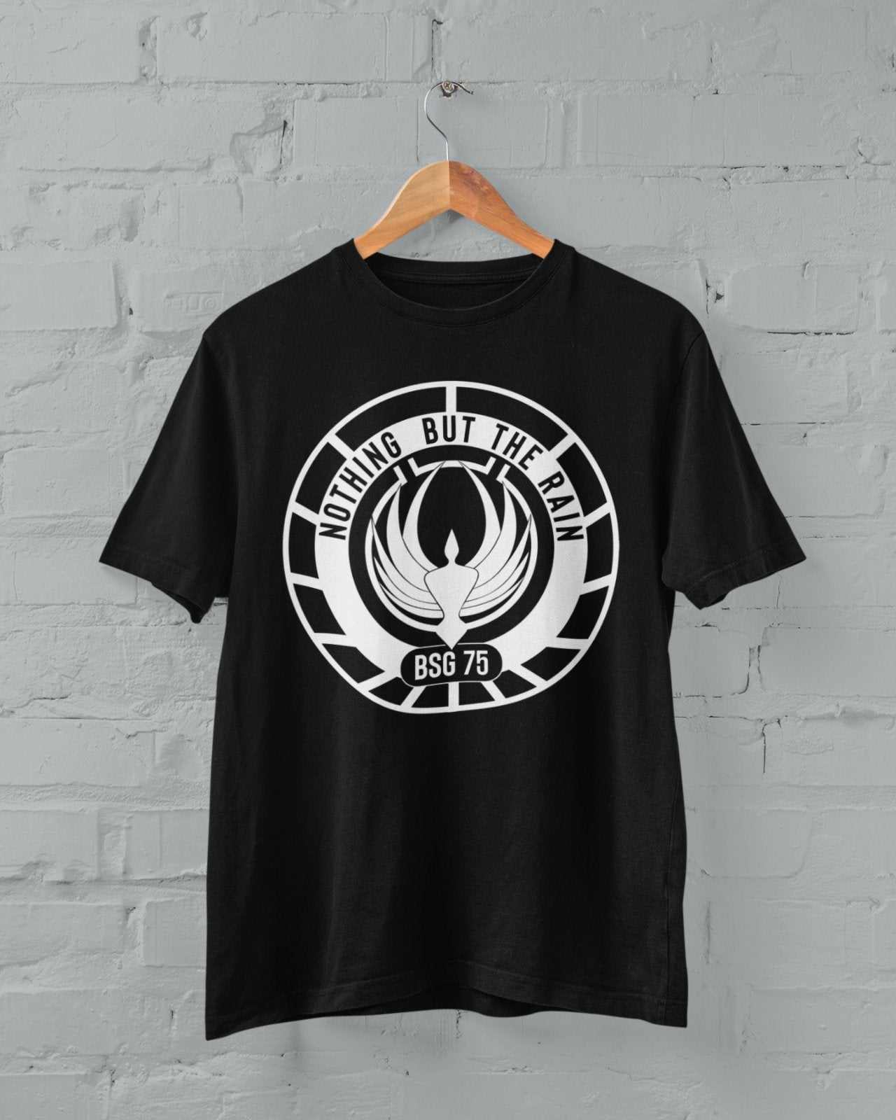 Nothing But The Rain BSG 75 T-Shirt Galactica Battlestar TV Sci Fi Gift T-Shirt