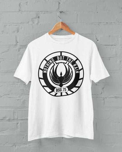 Nothing But The Rain BSG 75 T-Shirt Galactica Battlestar TV Sci Fi Gift T-Shirt