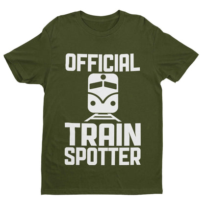 Official Train Spotter Funny T-Shirt Railway Enthusiast Gift Trainspotting T-Shirt