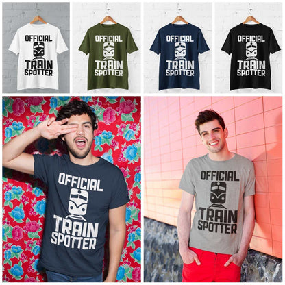 Official Train Spotter Funny T-Shirt Railway Enthusiast Gift Trainspotting T-Shirt