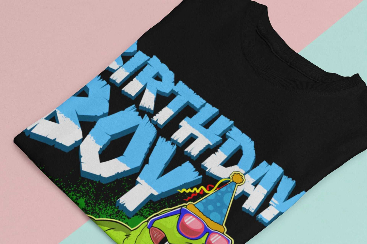 Personalised Baby Boys Cute 1st Birthday Dinosaur T-Shirt Name / Age On Back T-Shirt Gift