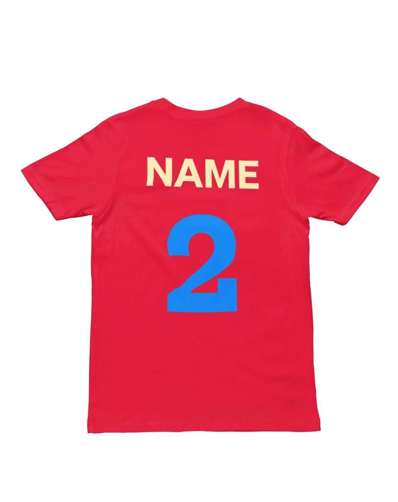 Personalised Boys 2nd Birthday T-Shirt Awesome 2 Year Old NAME AND AGE ON BACK T-Shirt Gift