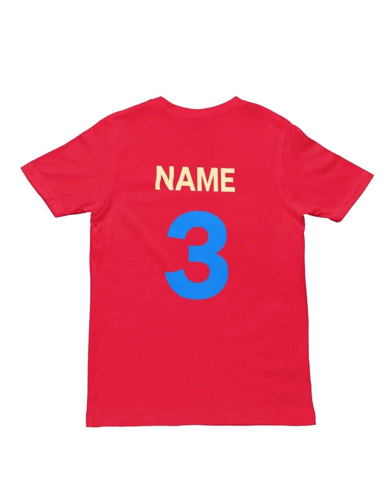 Personalised Boys 3rd Birthday T-Shirt Awesome 3 Year Old NAME AND AGE ON BACK T-Shirt Gift