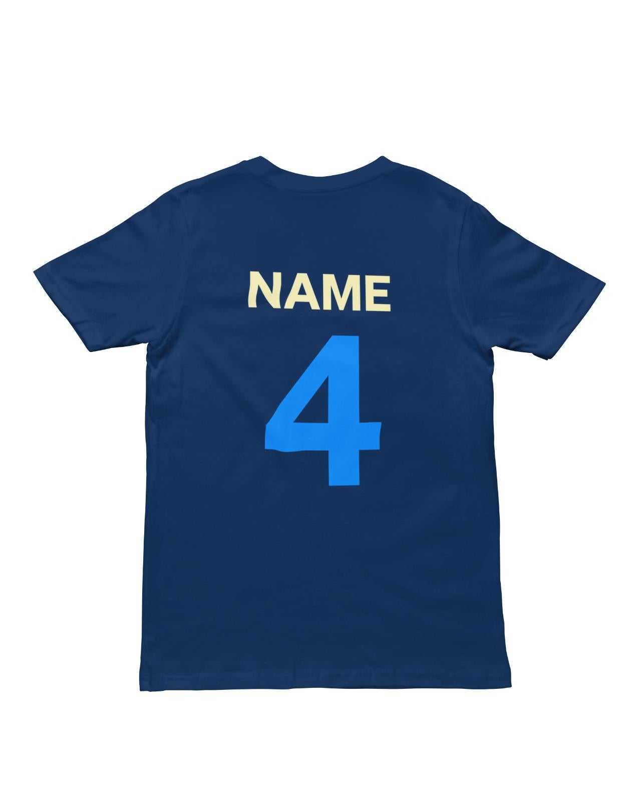 Personalised Boys 4th Birthday T-Shirt Awesome 4 Year Old NAME AND AGE ON BACK T-Shirt Gift