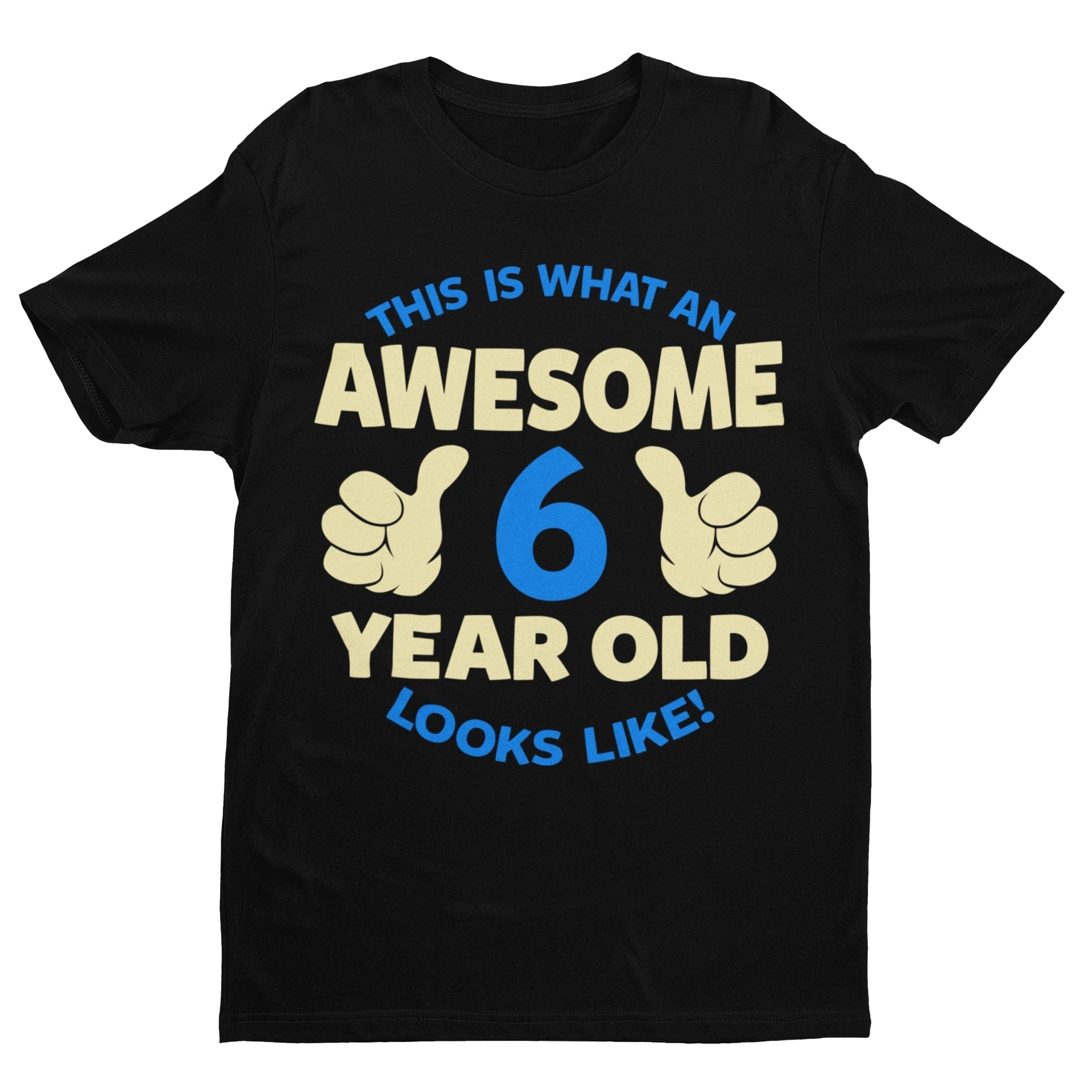 PERSONALISED Boys 6th BirthdayPERSONALISED Boys 6th Birthday T Shirt Awesome 6 Year Old NAME AND AGE