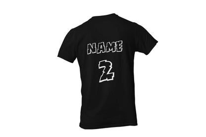 Personalised Boys Cute 2nd Birthday Dinosaur T-Shirt Name / Age On Back T-Shirt Gift